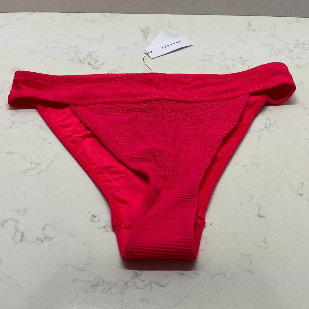 NWT Topshop Red Bikini Bottom Swimsuit